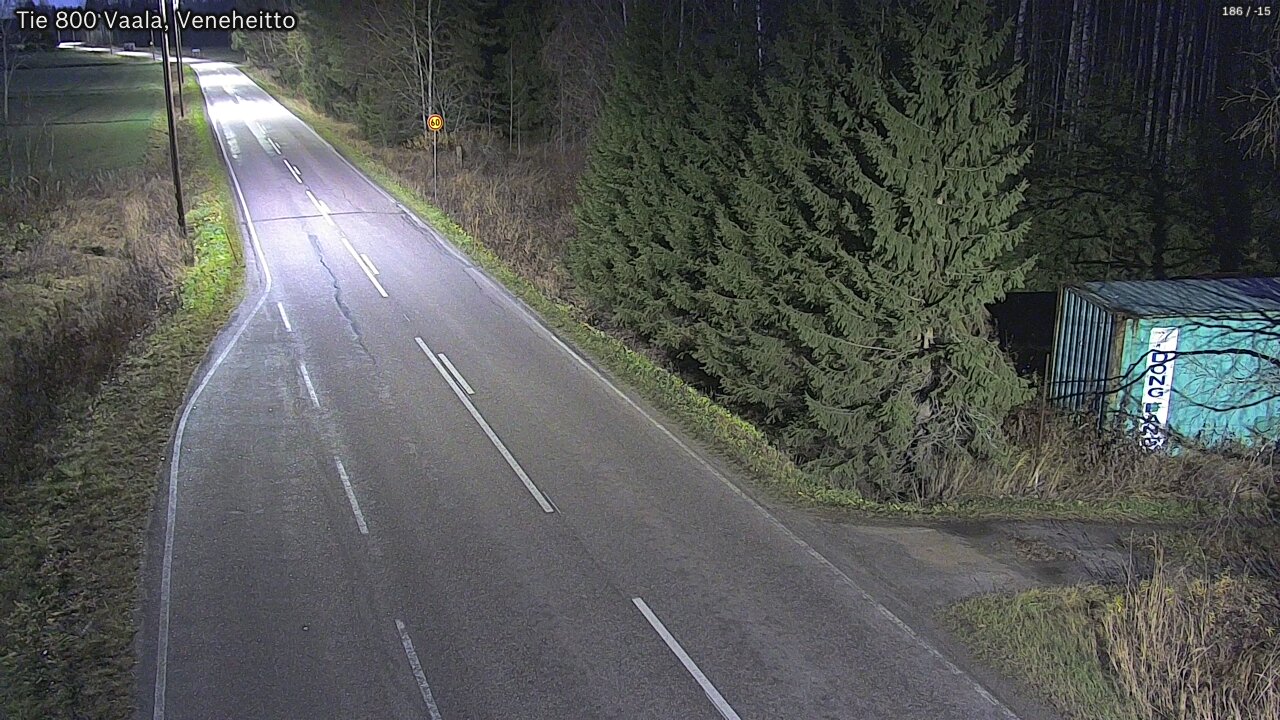 Kelikamerat Kuva Tie 800 Vaala, Veneheitto, Vaala, Pohjois-Pohjanmaa