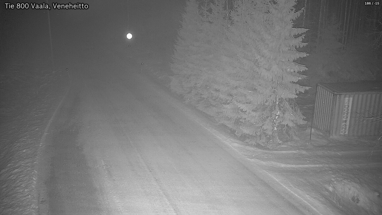 Weather Camera Image Väg 800 Vaala, Veneheitto, Vaala, Pohjois-Pohjanmaa