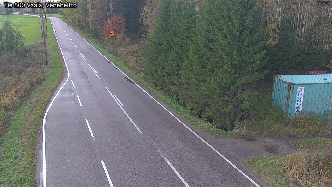 Kelikamerat Kuva Tie 800 Vaala, Veneheitto, Vaala, Pohjois-Pohjanmaa