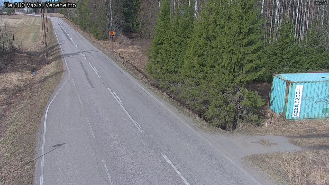 Kelikamerat Kuva Tie 800 Vaala, Veneheitto, Vaala, Pohjois-Pohjanmaa