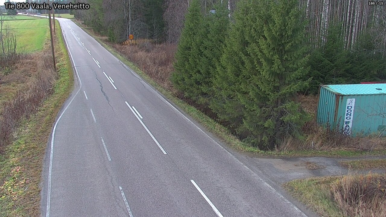 Kelikamerat Kuva Tie 800 Vaala, Veneheitto, Vaala, Pohjois-Pohjanmaa