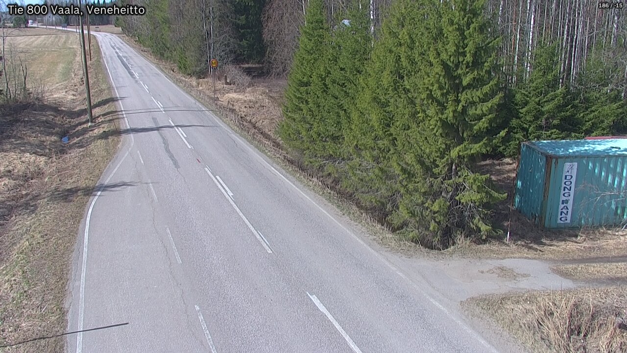 Kelikamerat Kuva Tie 800 Vaala, Veneheitto, Vaala, Pohjois-Pohjanmaa
