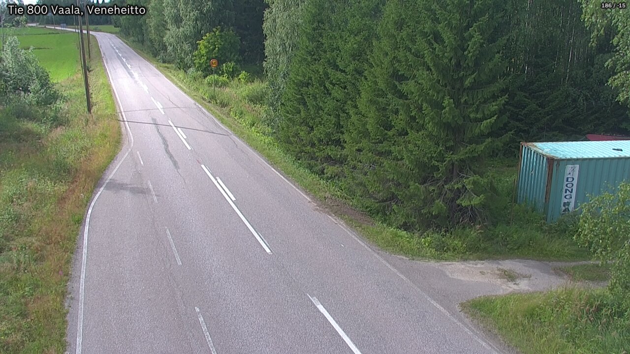 Kelikamerat Kuva Tie 800 Vaala, Veneheitto, Vaala, Pohjois-Pohjanmaa