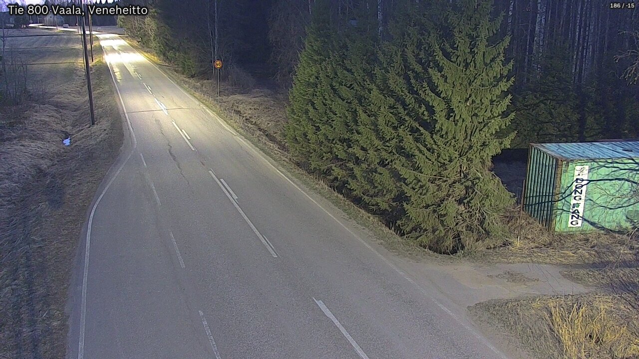 Kelikamerat Kuva Tie 800 Vaala, Veneheitto, Vaala, Pohjois-Pohjanmaa