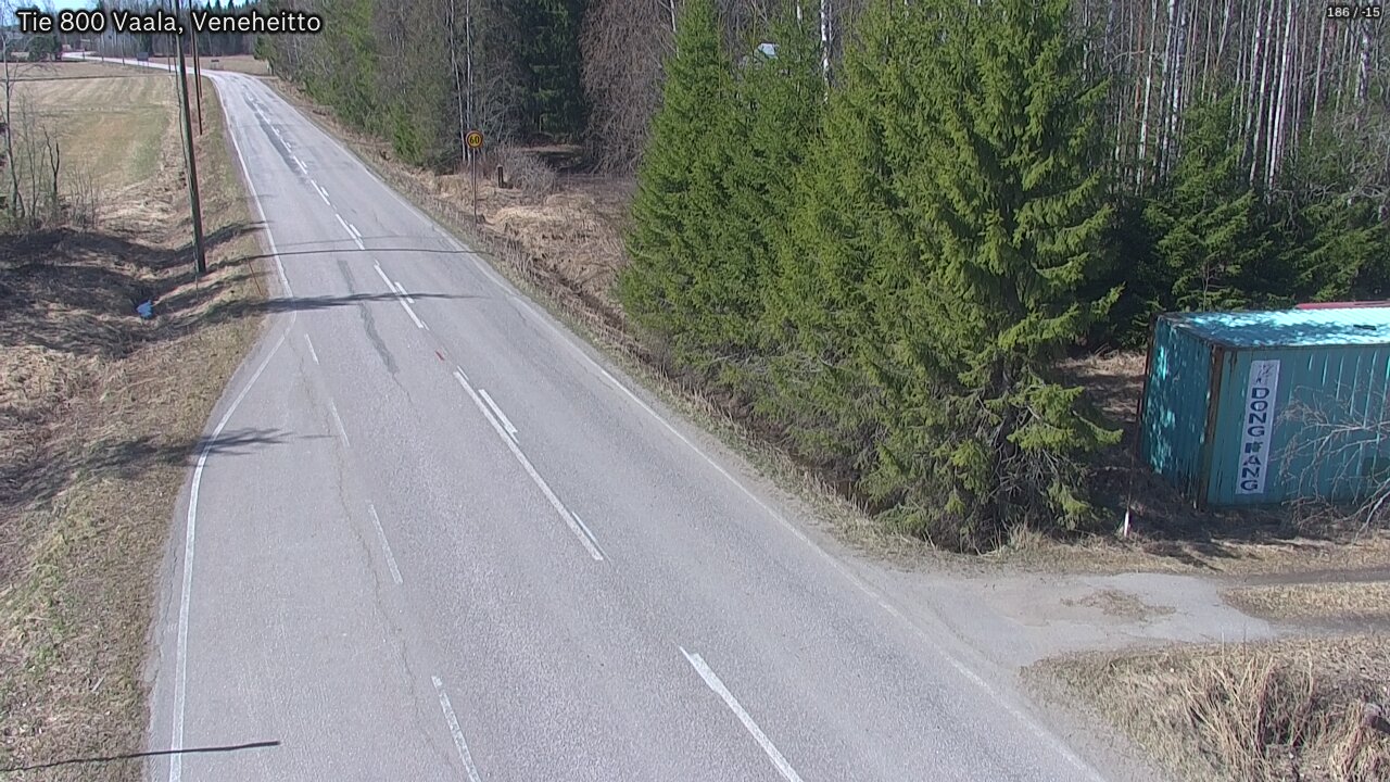 Kelikamerat Kuva Tie 800 Vaala, Veneheitto, Vaala, Pohjois-Pohjanmaa