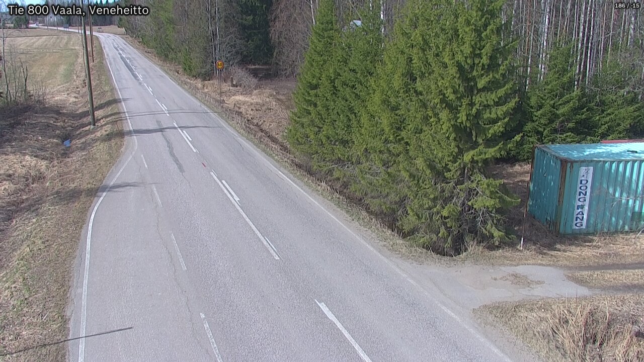 Kelikamerat Kuva Tie 800 Vaala, Veneheitto, Vaala, Pohjois-Pohjanmaa