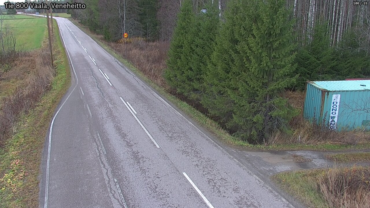 Kelikamerat Kuva Tie 800 Vaala, Veneheitto, Vaala, Pohjois-Pohjanmaa