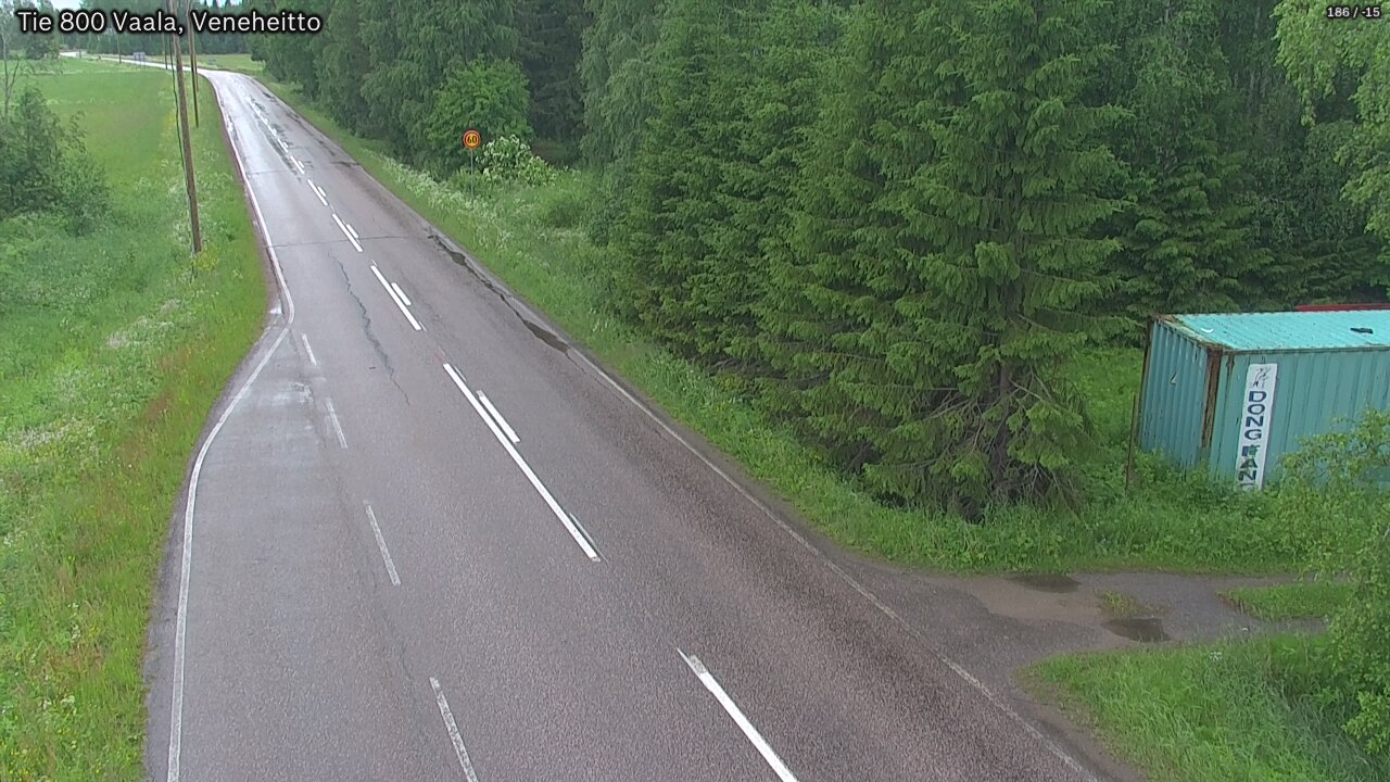 Kelikamerat Kuva Tie 800 Vaala, Veneheitto, Vaala, Pohjois-Pohjanmaa