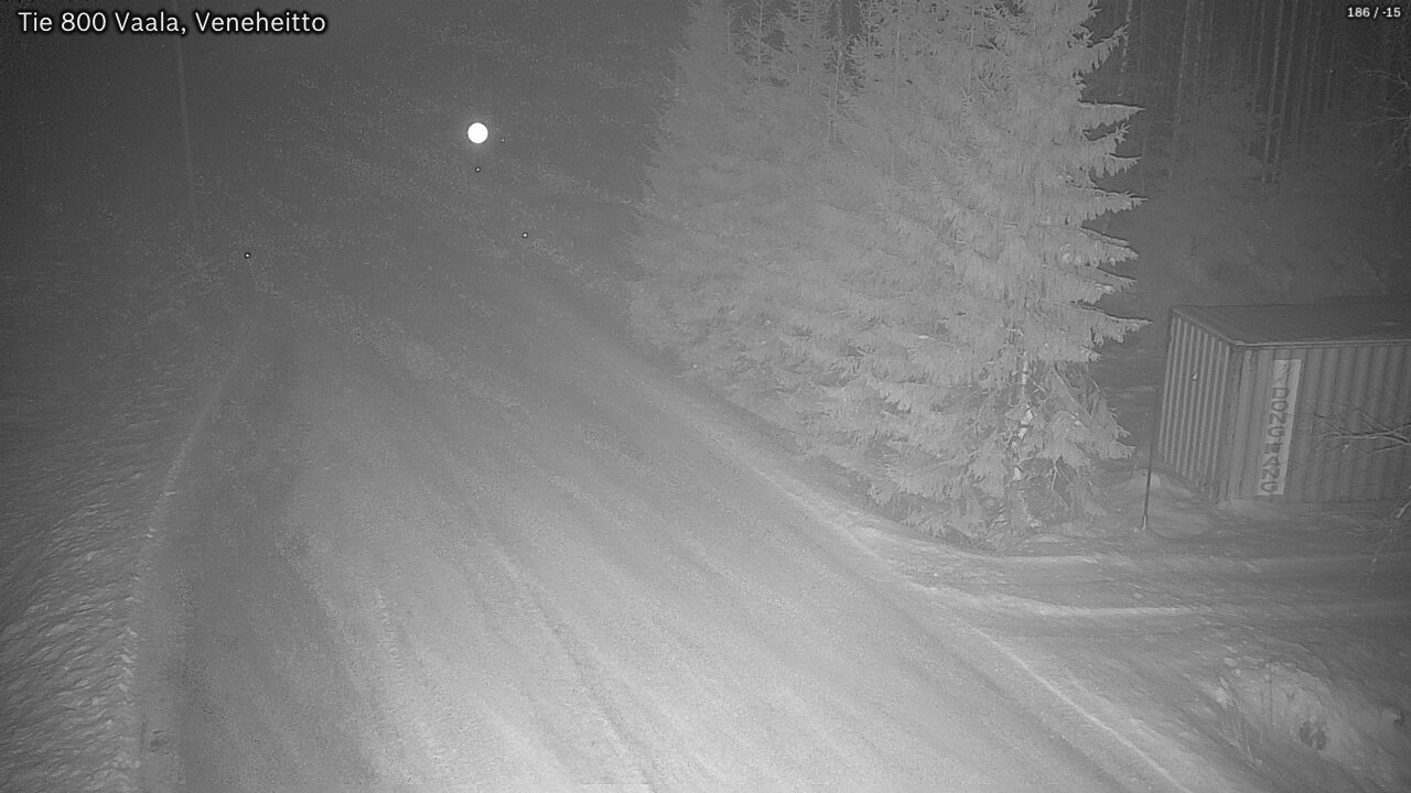 Weather Camera Image Väg 800 Vaala, Veneheitto, Vaala, Pohjois-Pohjanmaa