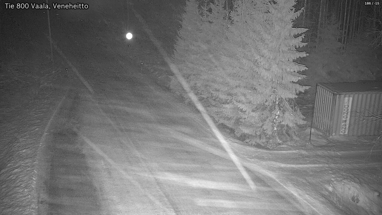 Weather Camera Image Väg 800 Vaala, Veneheitto, Vaala, Pohjois-Pohjanmaa