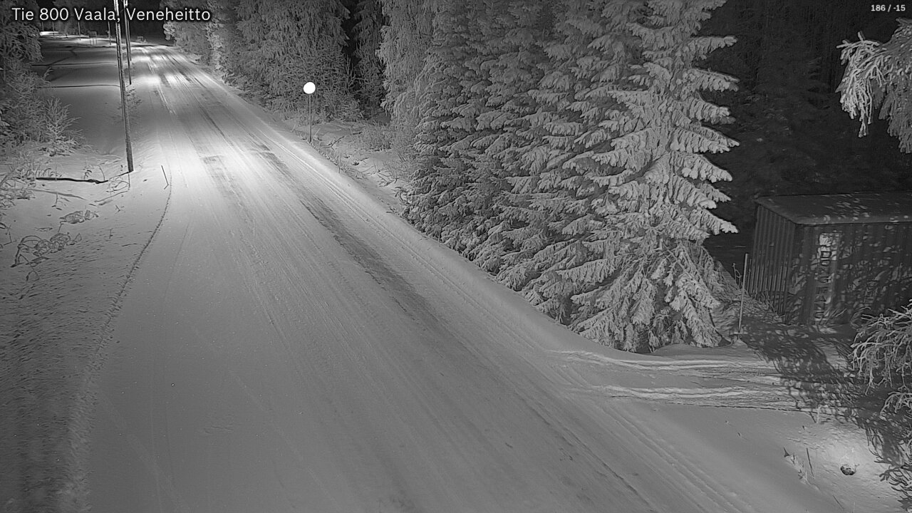 Kelikamerat Kuva Tie 800 Vaala, Veneheitto, Vaala, Pohjois-Pohjanmaa