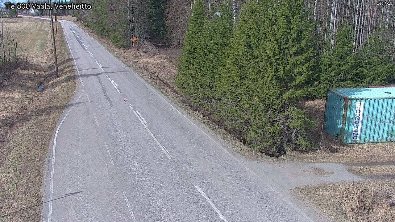 Kelikamerat Kuva Tie 800 Vaala, Veneheitto, Vaala, Pohjois-Pohjanmaa
