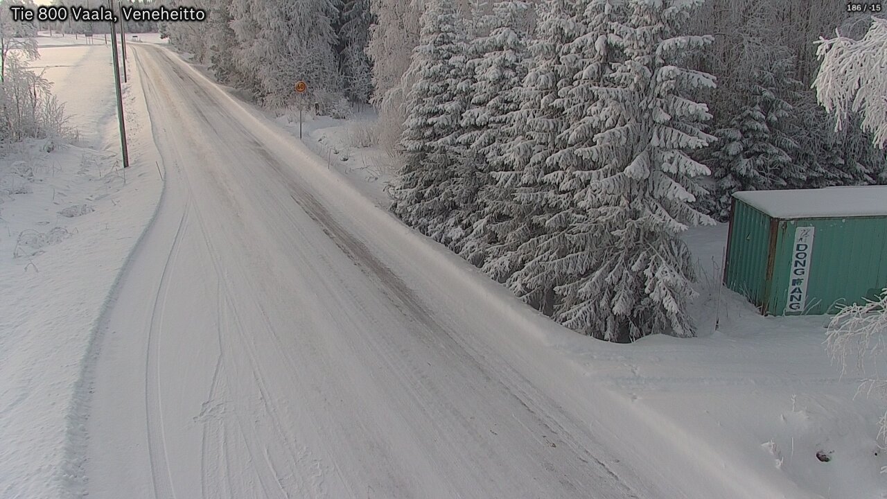 Kelikamerat Kuva Tie 800 Vaala, Veneheitto, Vaala, Pohjois-Pohjanmaa