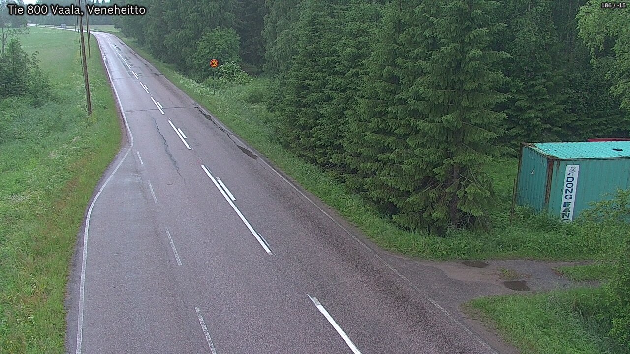 Kelikamerat Kuva Tie 800 Vaala, Veneheitto, Vaala, Pohjois-Pohjanmaa