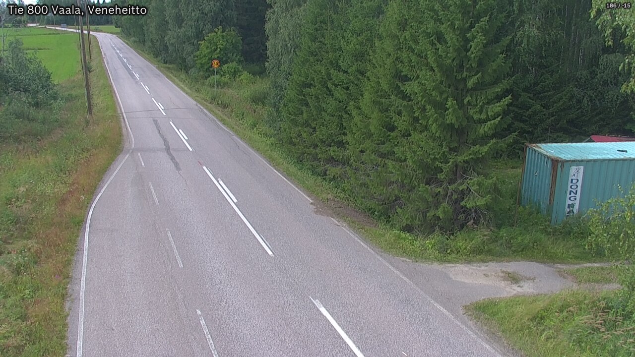 Kelikamerat Kuva Tie 800 Vaala, Veneheitto, Vaala, Pohjois-Pohjanmaa