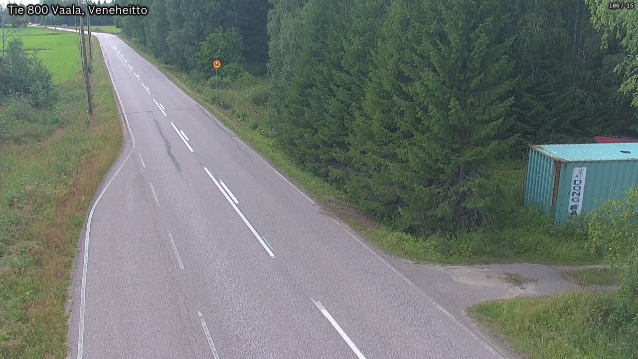 Kelikamerat Kuva Tie 800 Vaala, Veneheitto, Vaala, Pohjois-Pohjanmaa
