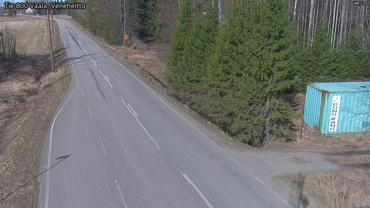 Kelikamerat Kuva Tie 800 Vaala, Veneheitto, Vaala, Pohjois-Pohjanmaa