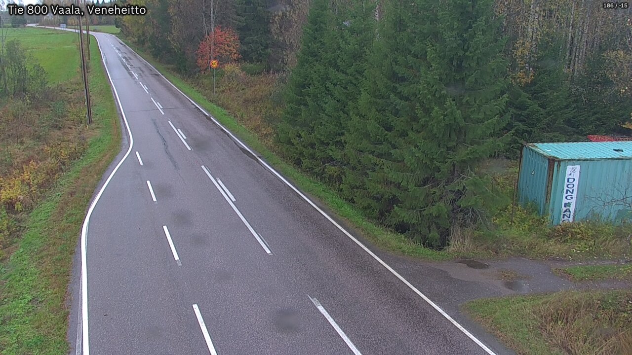 Weather Camera Image Väg 800 Vaala, Veneheitto, Vaala, Pohjois-Pohjanmaa