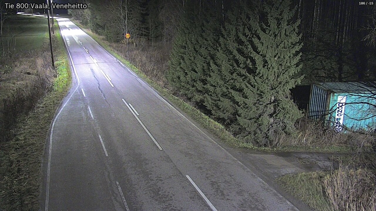 Kelikamerat Kuva Tie 800 Vaala, Veneheitto, Vaala, Pohjois-Pohjanmaa