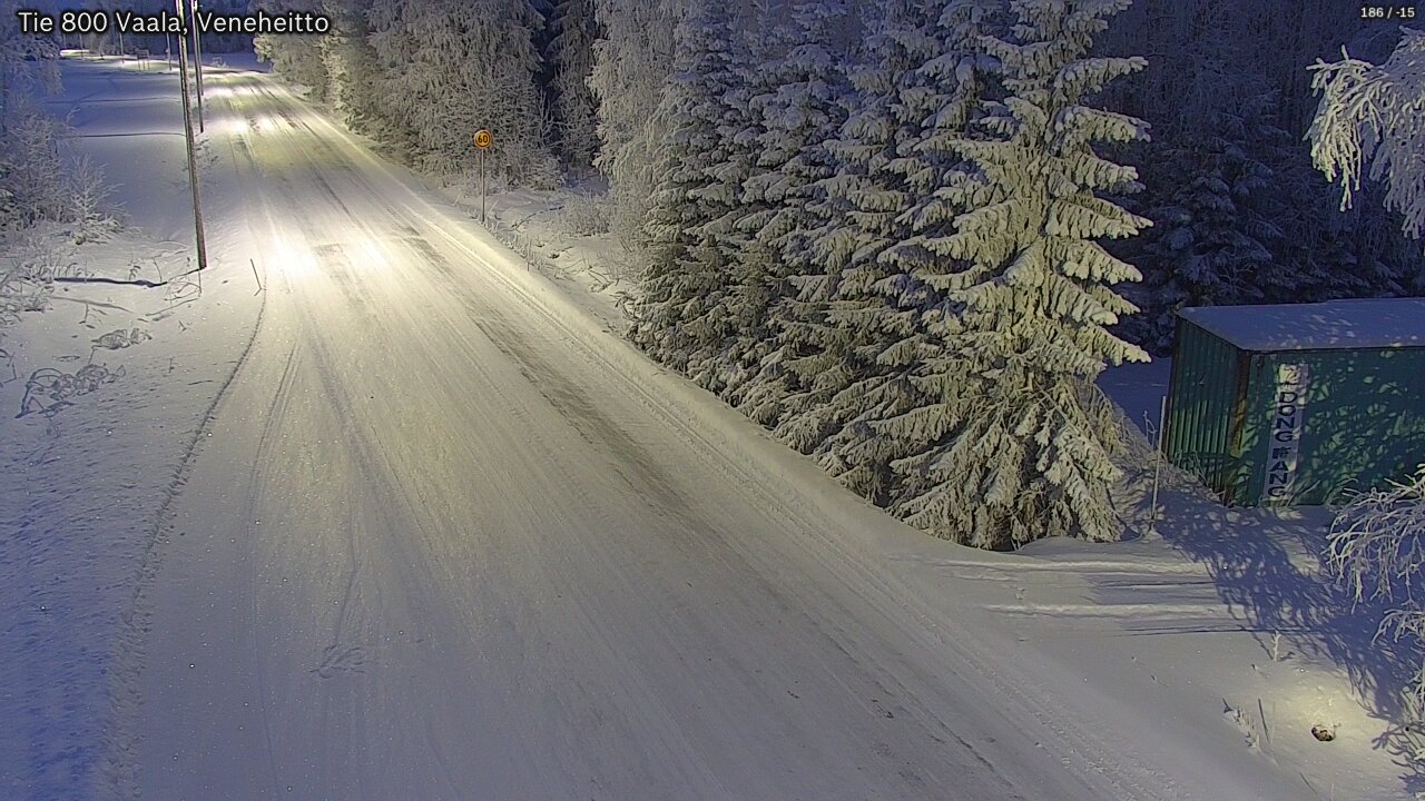 Kelikamerat Kuva Tie 800 Vaala, Veneheitto, Vaala, Pohjois-Pohjanmaa