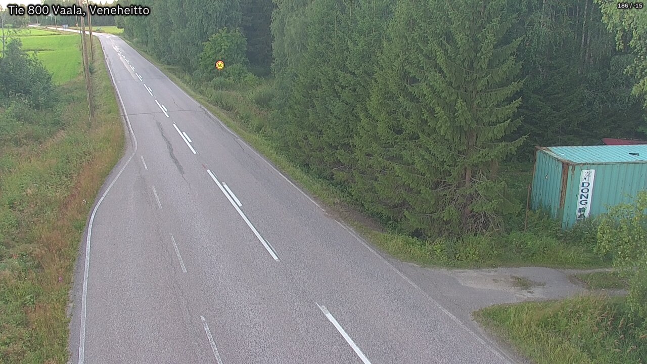 Kelikamerat Kuva Tie 800 Vaala, Veneheitto, Vaala, Pohjois-Pohjanmaa