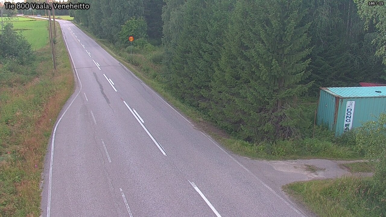 Kelikamerat Kuva Tie 800 Vaala, Veneheitto, Vaala, Pohjois-Pohjanmaa