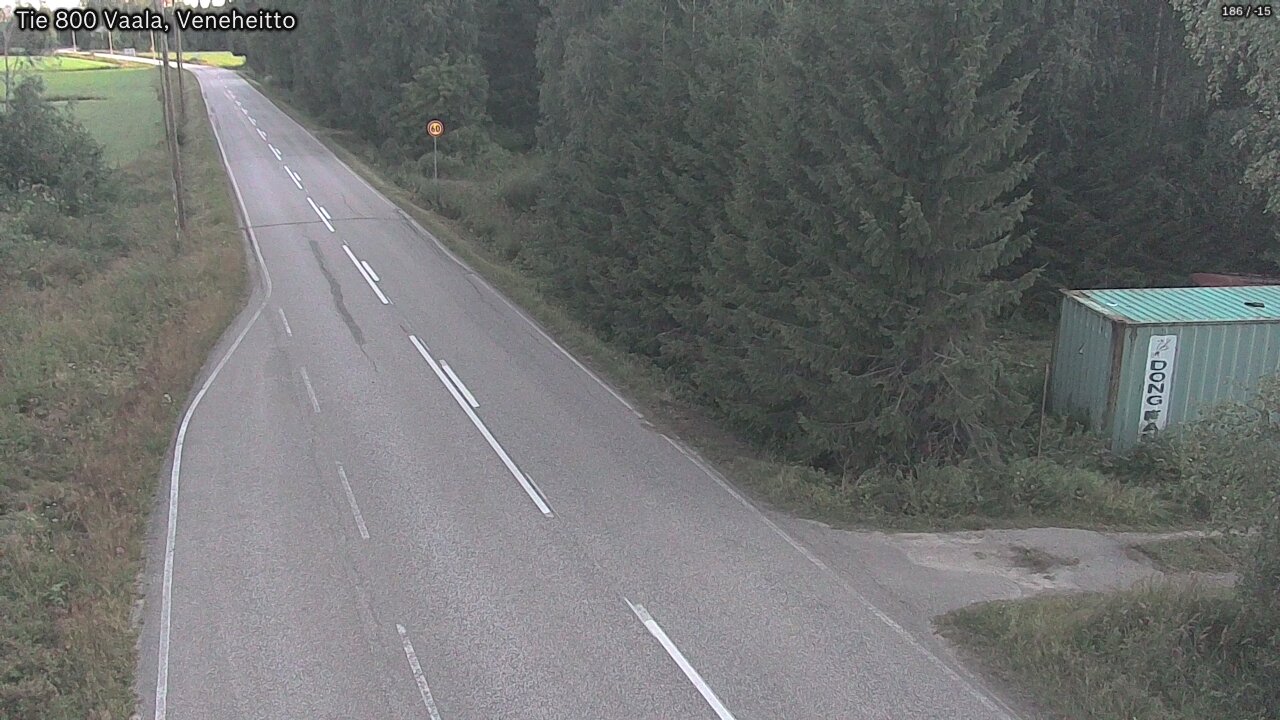 Kelikamerat Kuva Tie 800 Vaala, Veneheitto, Vaala, Pohjois-Pohjanmaa