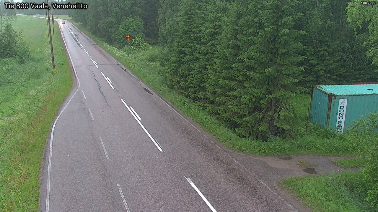 Kelikamerat Kuva Tie 800 Vaala, Veneheitto, Vaala, Pohjois-Pohjanmaa