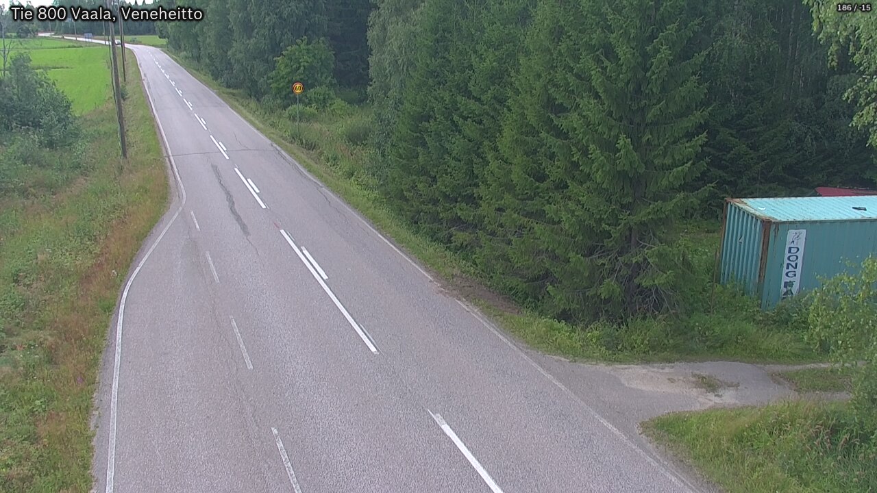 Kelikamerat Kuva Tie 800 Vaala, Veneheitto, Vaala, Pohjois-Pohjanmaa