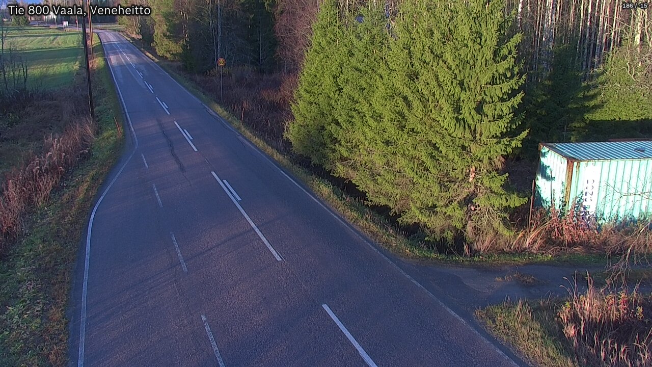 Kelikamerat Kuva Tie 800 Vaala, Veneheitto, Vaala, Pohjois-Pohjanmaa