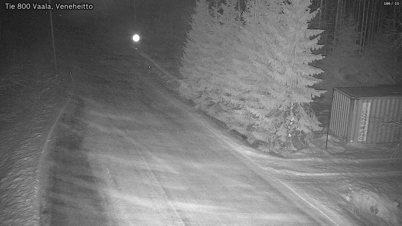 Weather Camera Image Väg 800 Vaala, Veneheitto, Vaala, Pohjois-Pohjanmaa