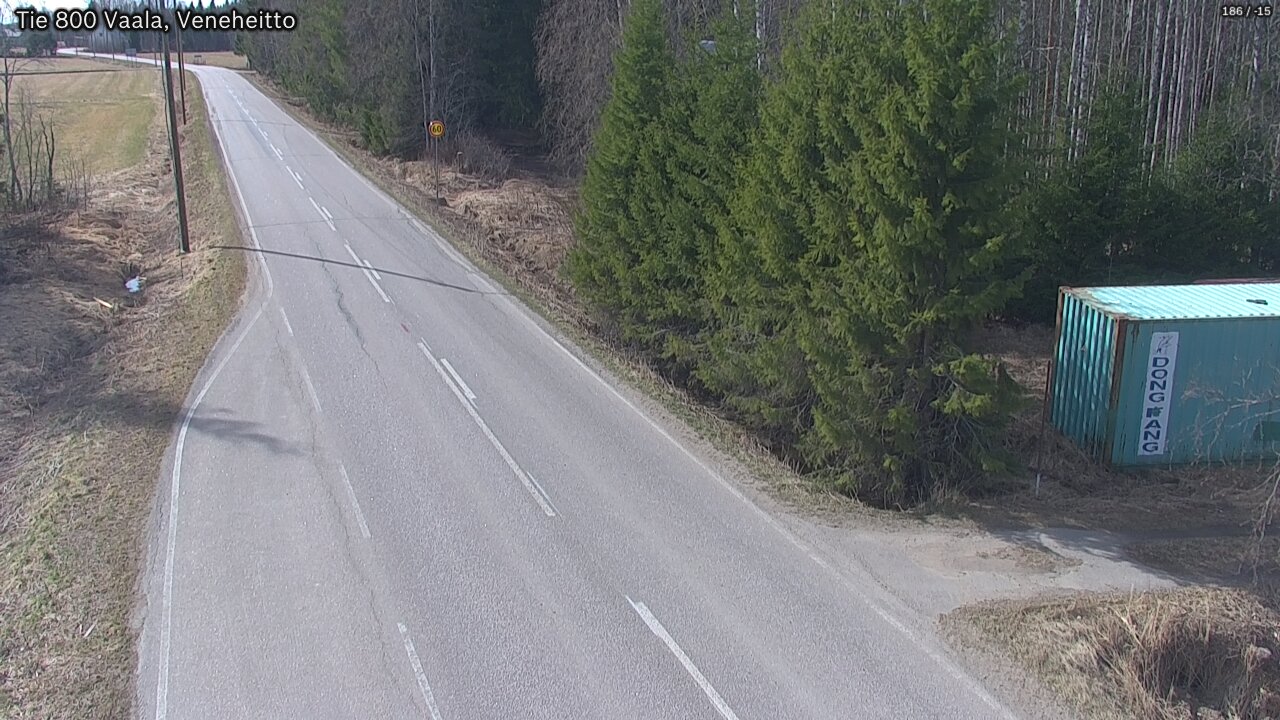 Kelikamerat Kuva Tie 800 Vaala, Veneheitto, Vaala, Pohjois-Pohjanmaa
