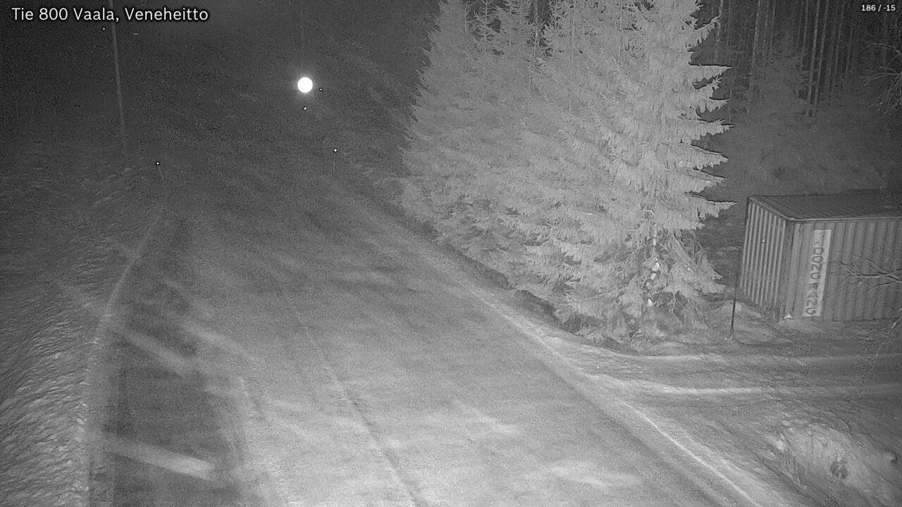 Weather Camera Image Väg 800 Vaala, Veneheitto, Vaala, Pohjois-Pohjanmaa