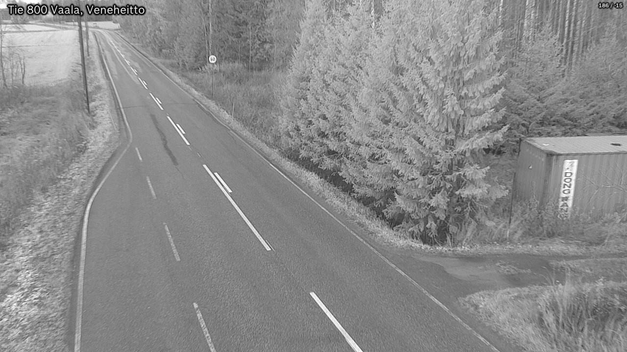 Kelikamerat Kuva Tie 800 Vaala, Veneheitto, Vaala, Pohjois-Pohjanmaa