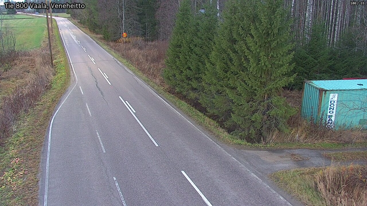 Kelikamerat Kuva Tie 800 Vaala, Veneheitto, Vaala, Pohjois-Pohjanmaa