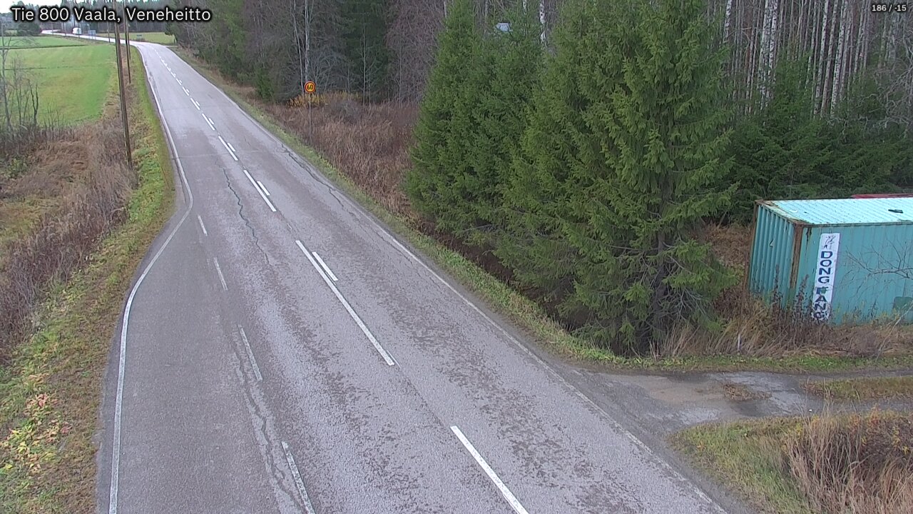 Kelikamerat Kuva Tie 800 Vaala, Veneheitto, Vaala, Pohjois-Pohjanmaa