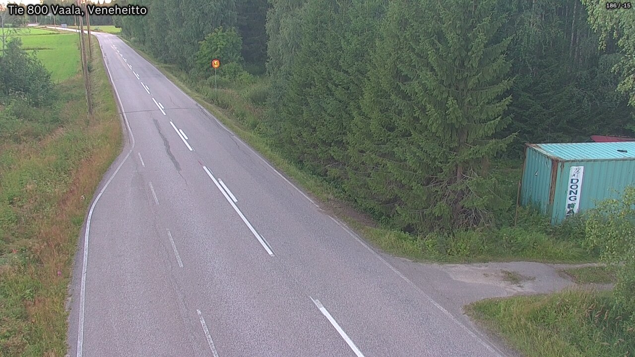 Kelikamerat Kuva Tie 800 Vaala, Veneheitto, Vaala, Pohjois-Pohjanmaa