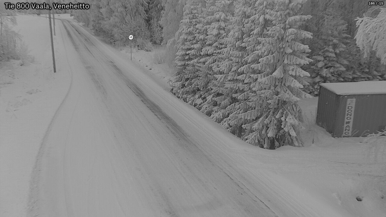 Kelikamerat Kuva Tie 800 Vaala, Veneheitto, Vaala, Pohjois-Pohjanmaa