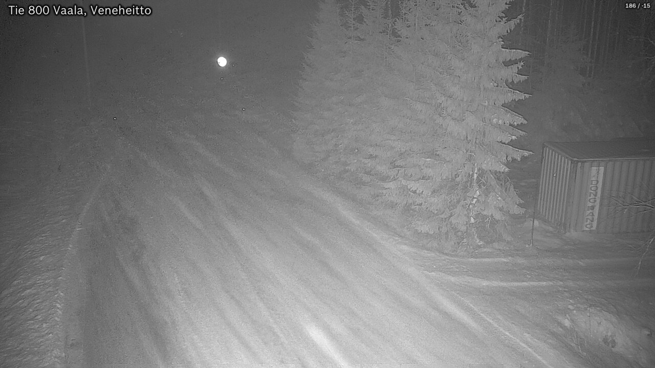 Weather Camera Image Väg 800 Vaala, Veneheitto, Vaala, Pohjois-Pohjanmaa