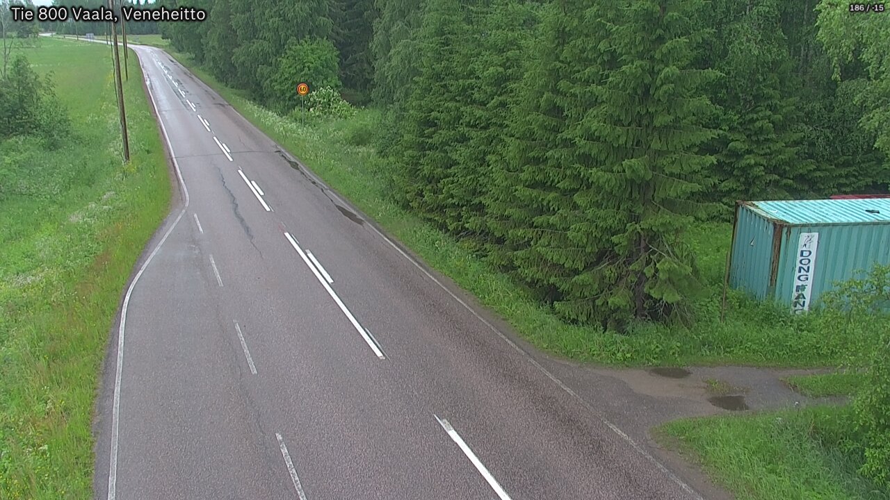 Weather Camera Image Väg 800 Vaala, Veneheitto, Vaala, Pohjois-Pohjanmaa