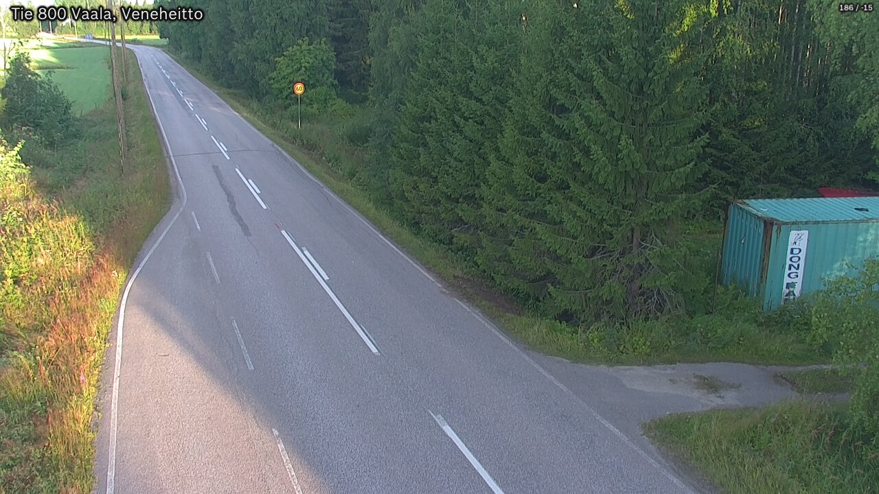 Kelikamerat Kuva Tie 800 Vaala, Veneheitto, Vaala, Pohjois-Pohjanmaa