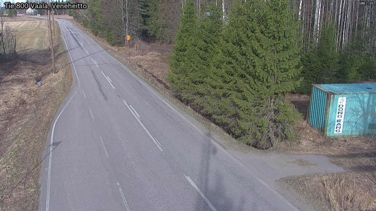 Kelikamerat Kuva Tie 800 Vaala, Veneheitto, Vaala, Pohjois-Pohjanmaa