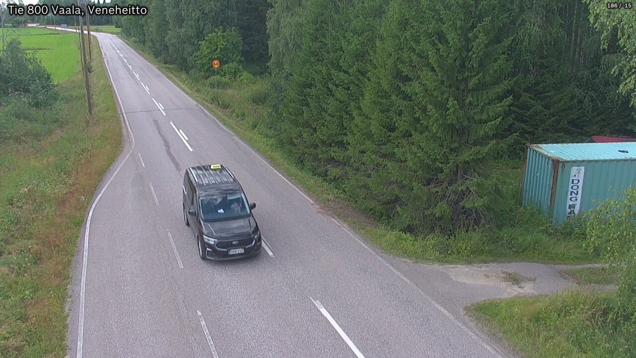 Kelikamerat Kuva Tie 800 Vaala, Veneheitto, Vaala, Pohjois-Pohjanmaa