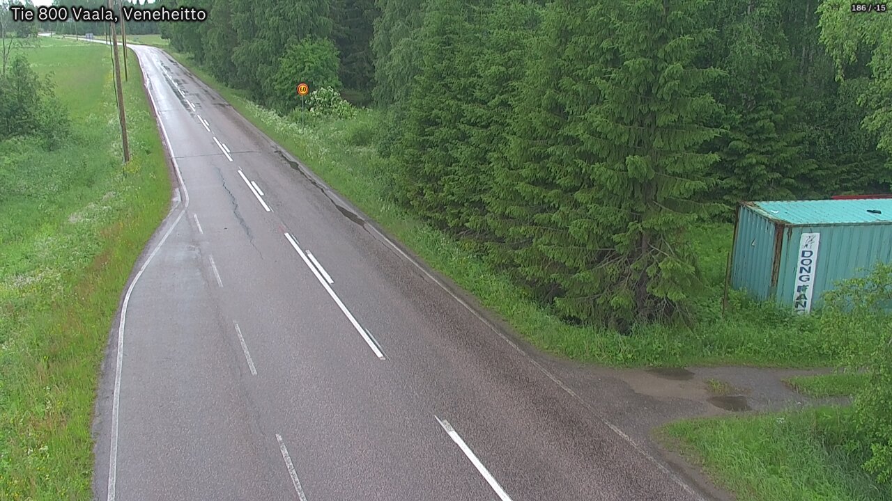 Kelikamerat Kuva Tie 800 Vaala, Veneheitto, Vaala, Pohjois-Pohjanmaa