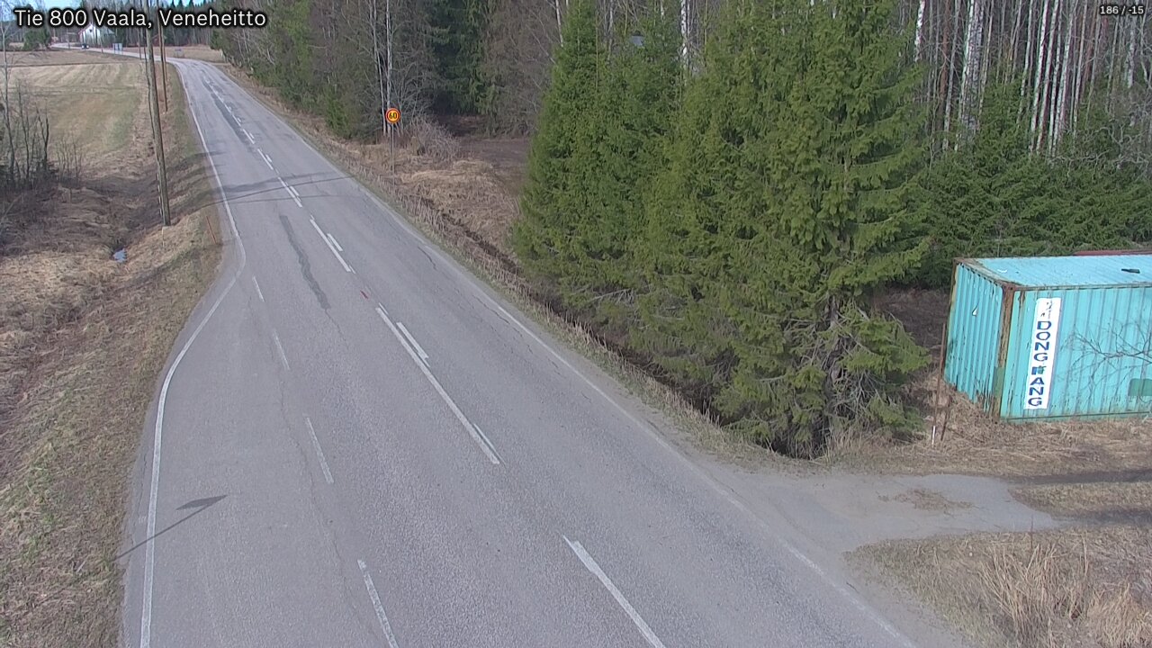Kelikamerat Kuva Tie 800 Vaala, Veneheitto, Vaala, Pohjois-Pohjanmaa