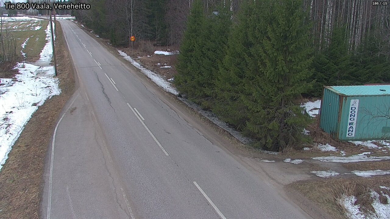 Kelikamerat Kuva Tie 800 Vaala, Veneheitto, Vaala, Pohjois-Pohjanmaa