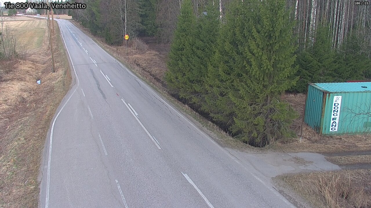 Kelikamerat Kuva Tie 800 Vaala, Veneheitto, Vaala, Pohjois-Pohjanmaa