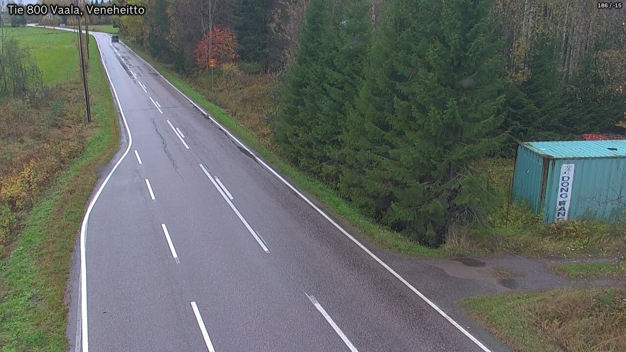 Weather Camera Image Väg 800 Vaala, Veneheitto, Vaala, Pohjois-Pohjanmaa