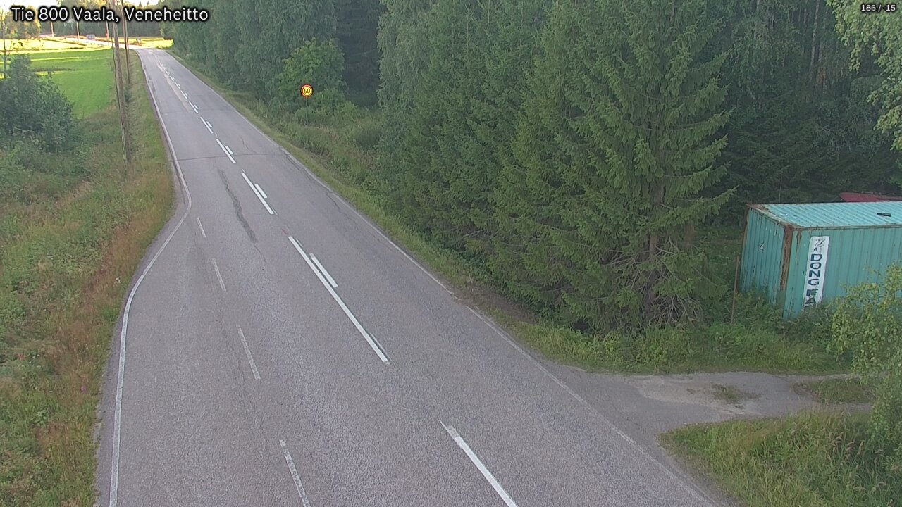 Kelikamerat Kuva Tie 800 Vaala, Veneheitto, Vaala, Pohjois-Pohjanmaa