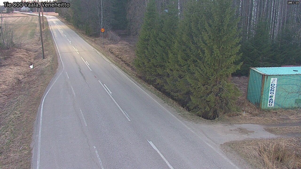 Kelikamerat Kuva Tie 800 Vaala, Veneheitto, Vaala, Pohjois-Pohjanmaa